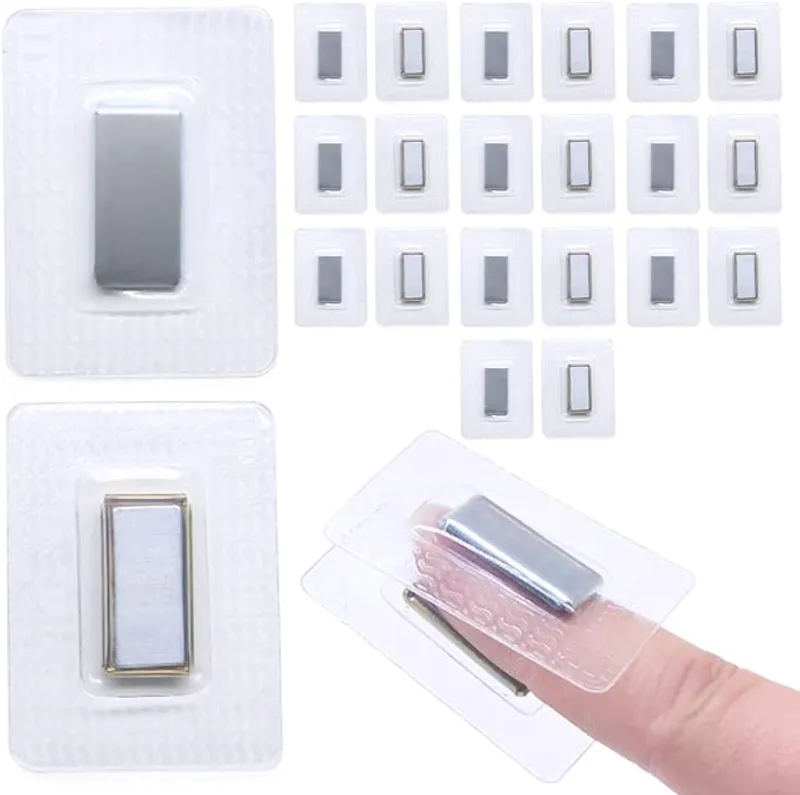 SEMINI Hidden Sew Magnetic Snap Invisible Hidden Sew in PVC Hidden Purse Closure for Fastener Handbag Cloth Clasp DIY Craft Sewing Tools - Main Image