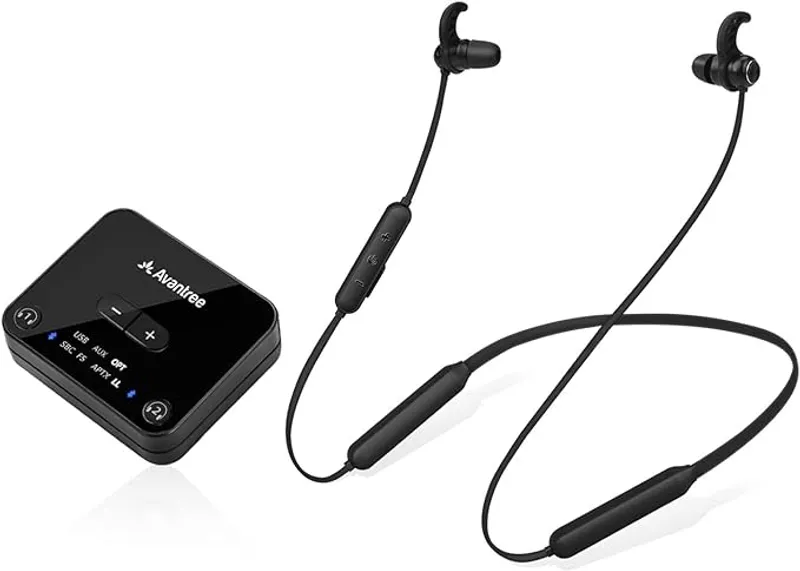 Avantree HT4186 Wireless Headphones Earbuds for TV Watching - Main Image