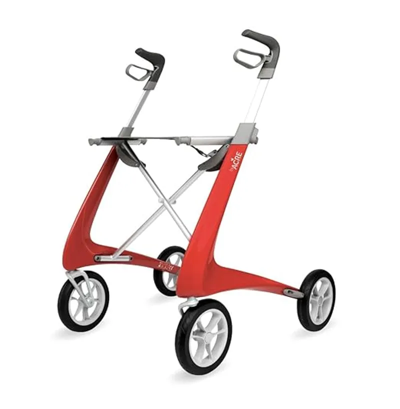 ByACRE Carbon Ultralight Rollator Walker With Organizer Bag - Perfect for Outdoor Exploration - Main Image