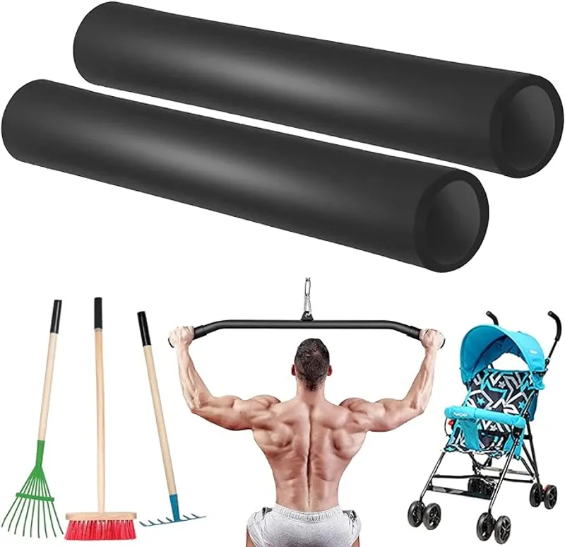Taeku Foam Handle Grip Covers – 1 Pair Anti-Slip Tubing Sleeves for Fitness Equipment, Tools, Garden Handles - Main Image