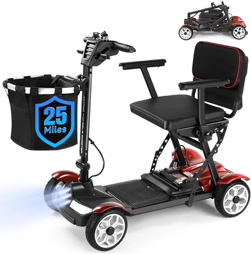 4 Wheels Folding Mobility Scooter - Key Benefit or Feature - Main Image