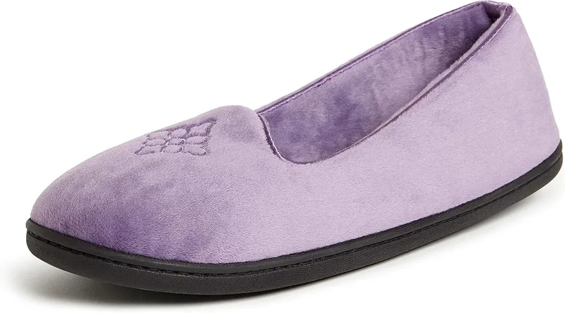 Dearfoams Women's Rebecca Soft Memory Foam Lightweight House Shoes Cozy Loafer with Warm Lining and Wide Widths Slipper - Main Image