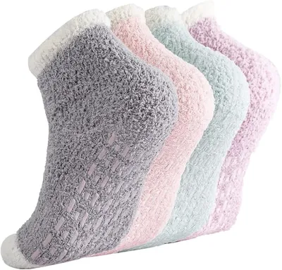 Breslatte Non Slip Hospital Socks with Grips for Women Grip Slipper Socks for Women Gifts - Main Image