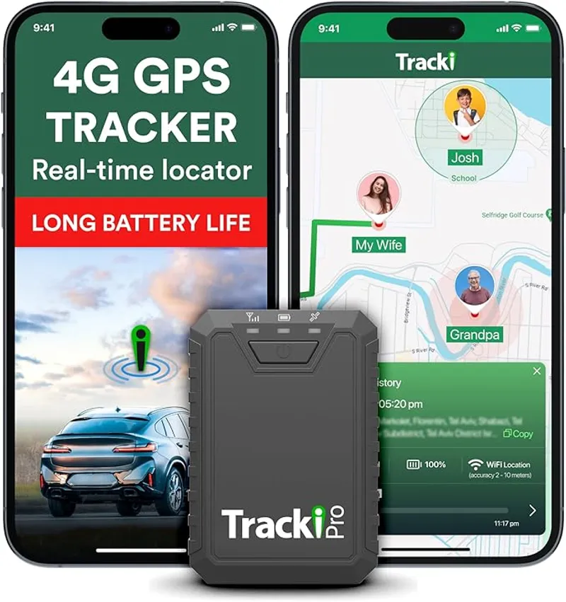 Tracki Pro GPS Tracker for Vehicles - Long Battery Life, Unlimited Distance - Main Image