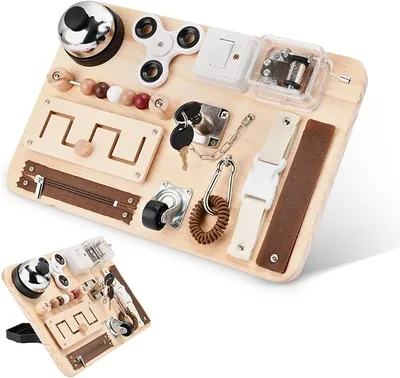 Dementia Activities for Seniors-Fidget Busy Board-Alzheimers Products for Elderly-Memory Games for Autism Adult-Dementia Gadgets-Sensory ADHD Toys-Anxiety Relief Items-Gift for Seniors - Stay Relaxed - Main Image