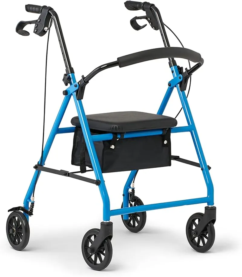 Medline Mobility Dependable Steel Rollator Walker - Key Benefit or Feature - Main Image
