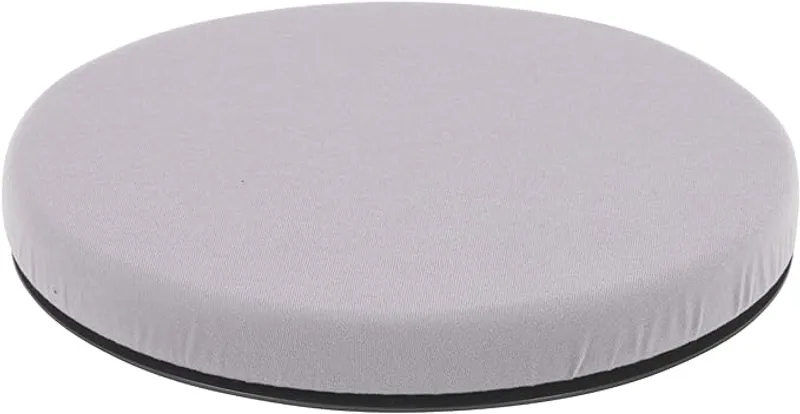 Drive Medical Deluxe Swivel Seat Cushion, Dark Gray 1.3 Foot (Pack of 1) - Relieves Back Strain with 360-Degree Rotation - Main Image