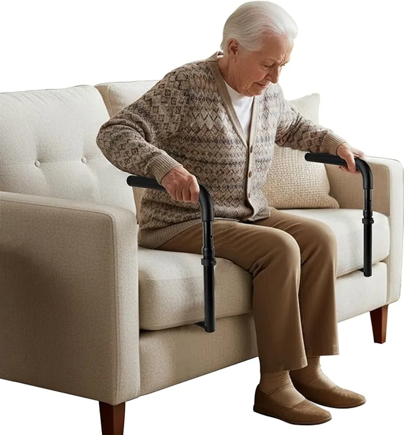 L1 Stand Assist for Couch, Mobility Aids for Chair, Elderly Assistance Products for Elderly, Disabled, Senior Essentials Adjustable Safety Grab Bar for Sit to Stand, Disability Aids, Couch Cane - Key Benefit or Feature - Main Image