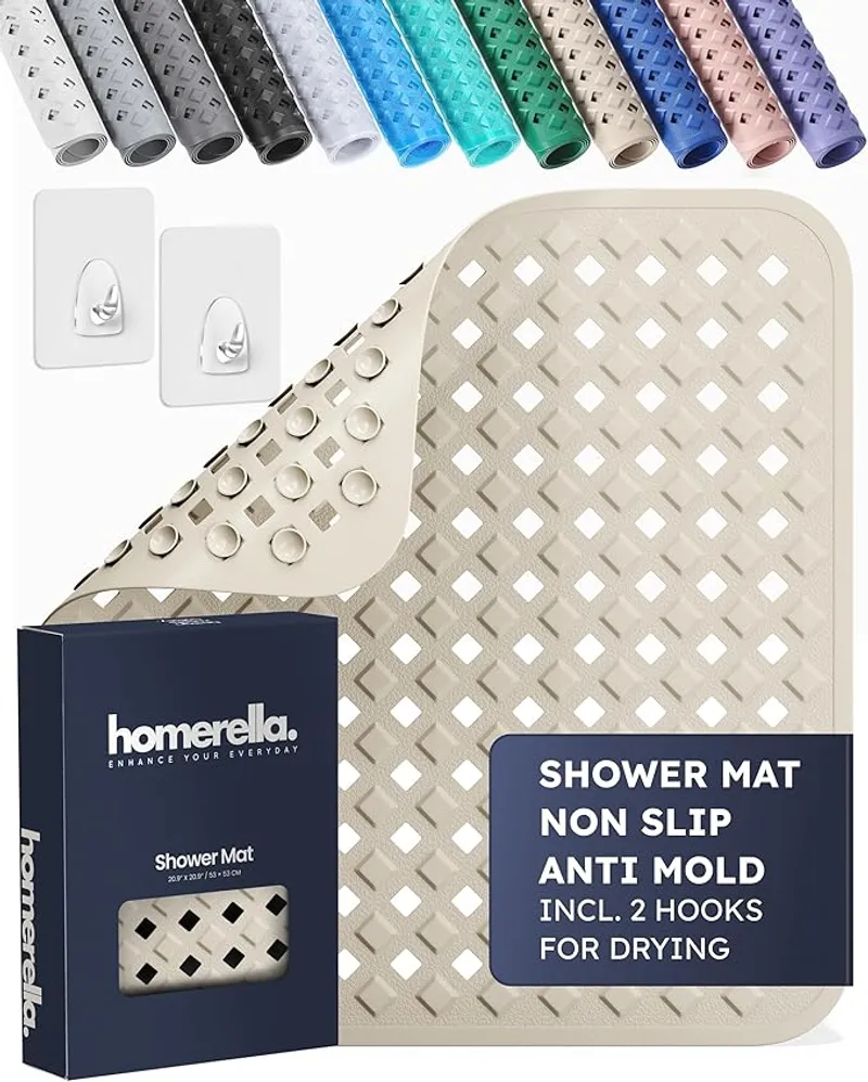 homerella Shower Mat Non Slip Anti Mold - Main Image