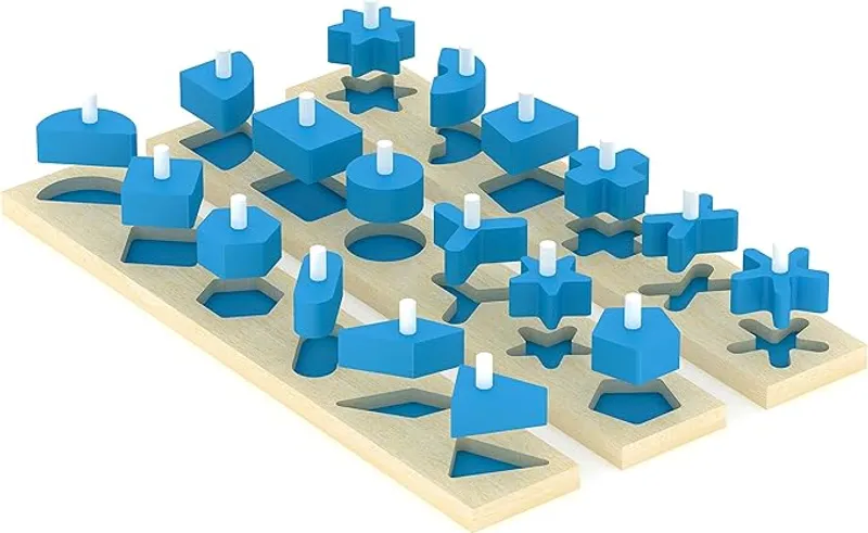 Activities for Seniors - A Shape Sorting Puzzle for The Elderly - Dementia - Alzheimer's, Learning Disabilities - Main Image