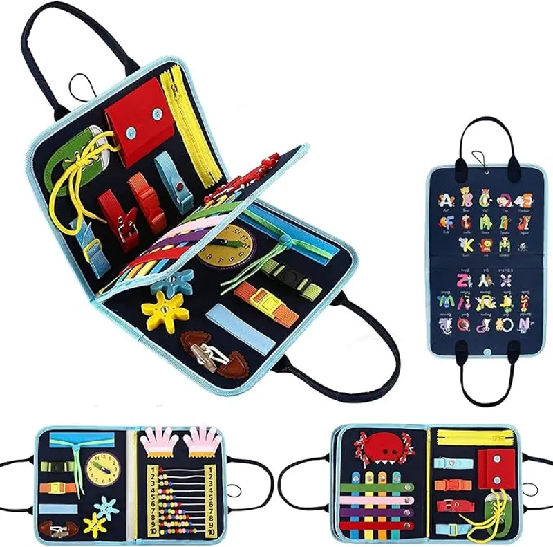 Fidget Blanket for Adults with Dementia - Helps to Relax - Main Image